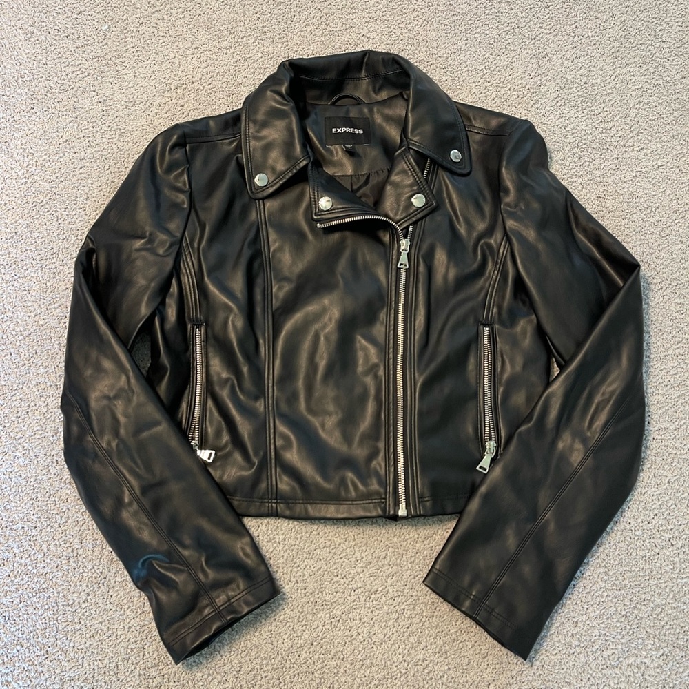 Express Leather Jacket NWOT